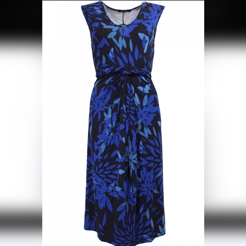 Desigual Blue and Black Midi Sundress Sz L